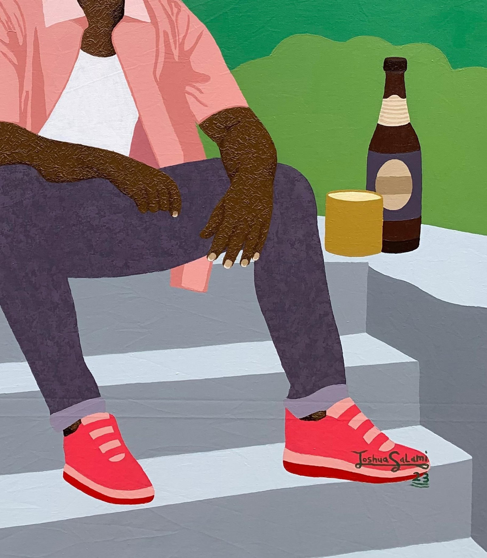 Joshua Salami, Living in the Moment of Peace, 2023 - 3