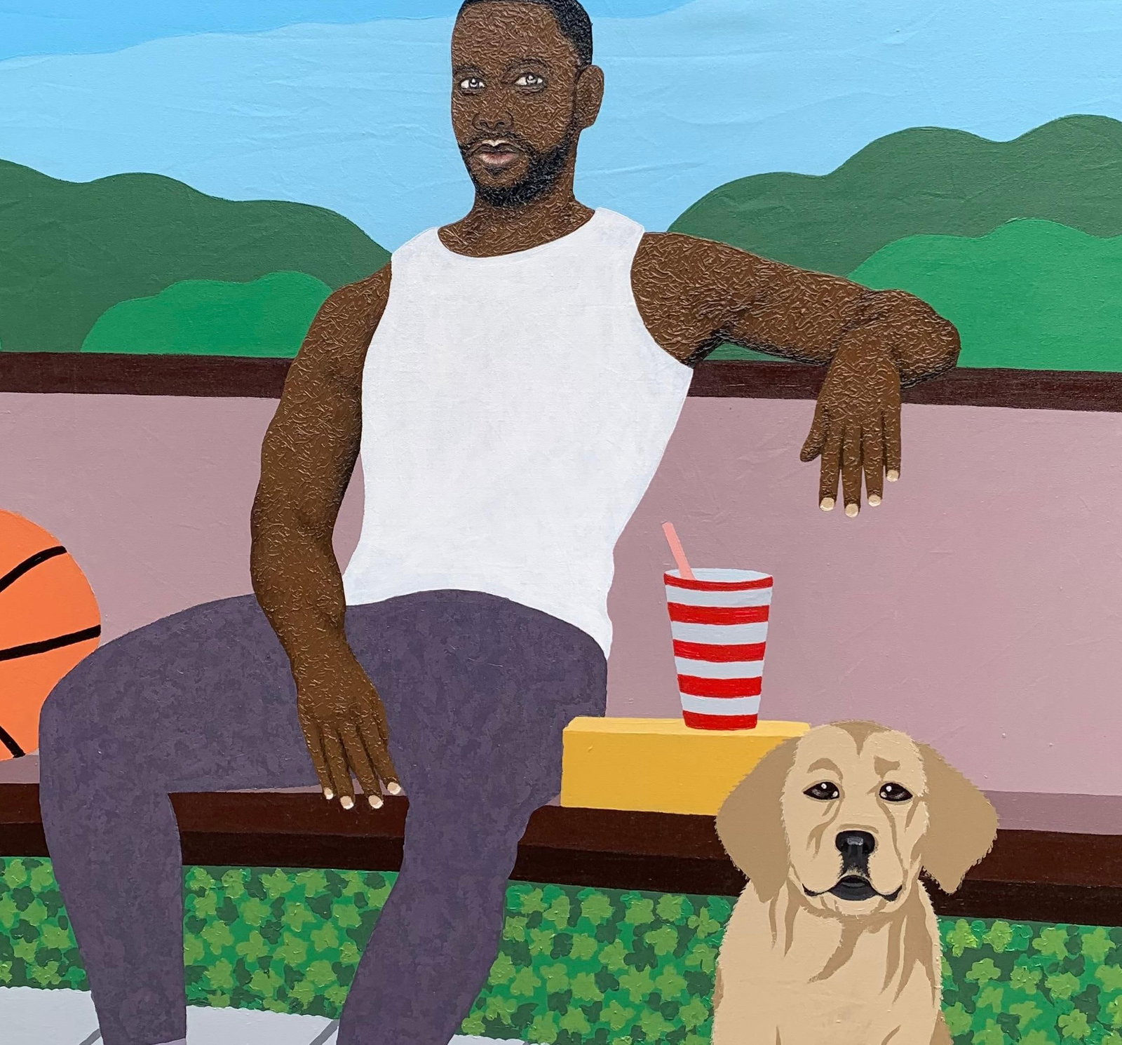 Joshua Salami, Living in the Moment of Peace 2, 2023 - 16
