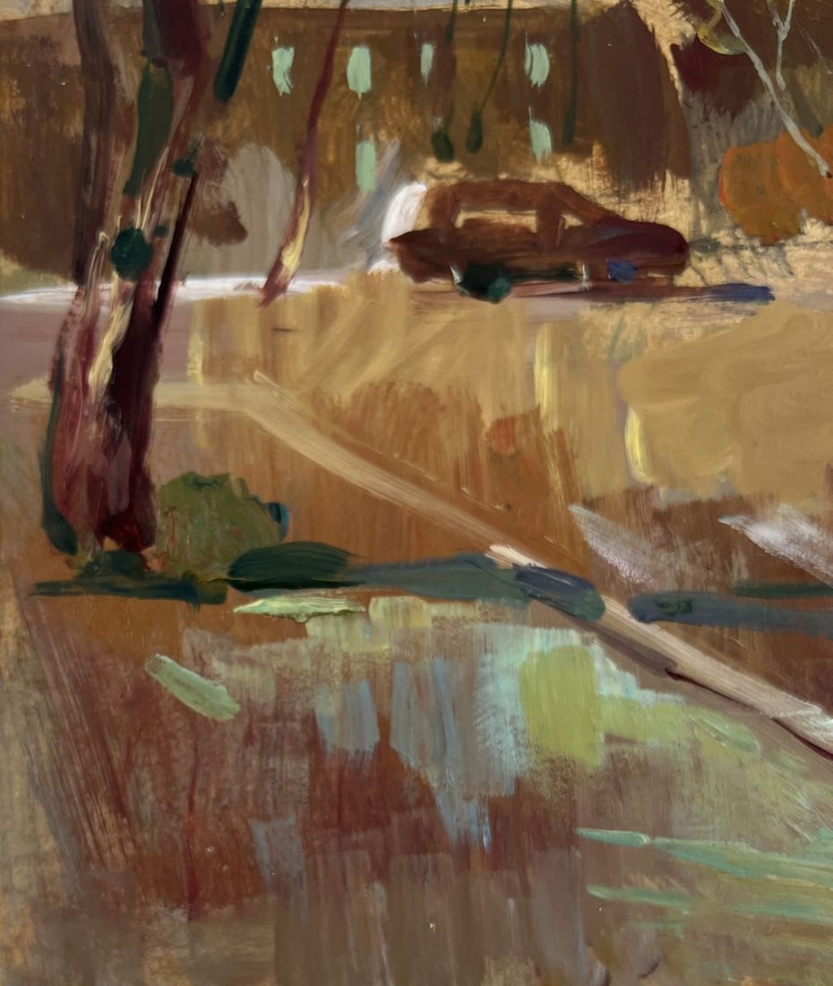 Oil painting Street in motion Yuriy Suprunchuk - 7