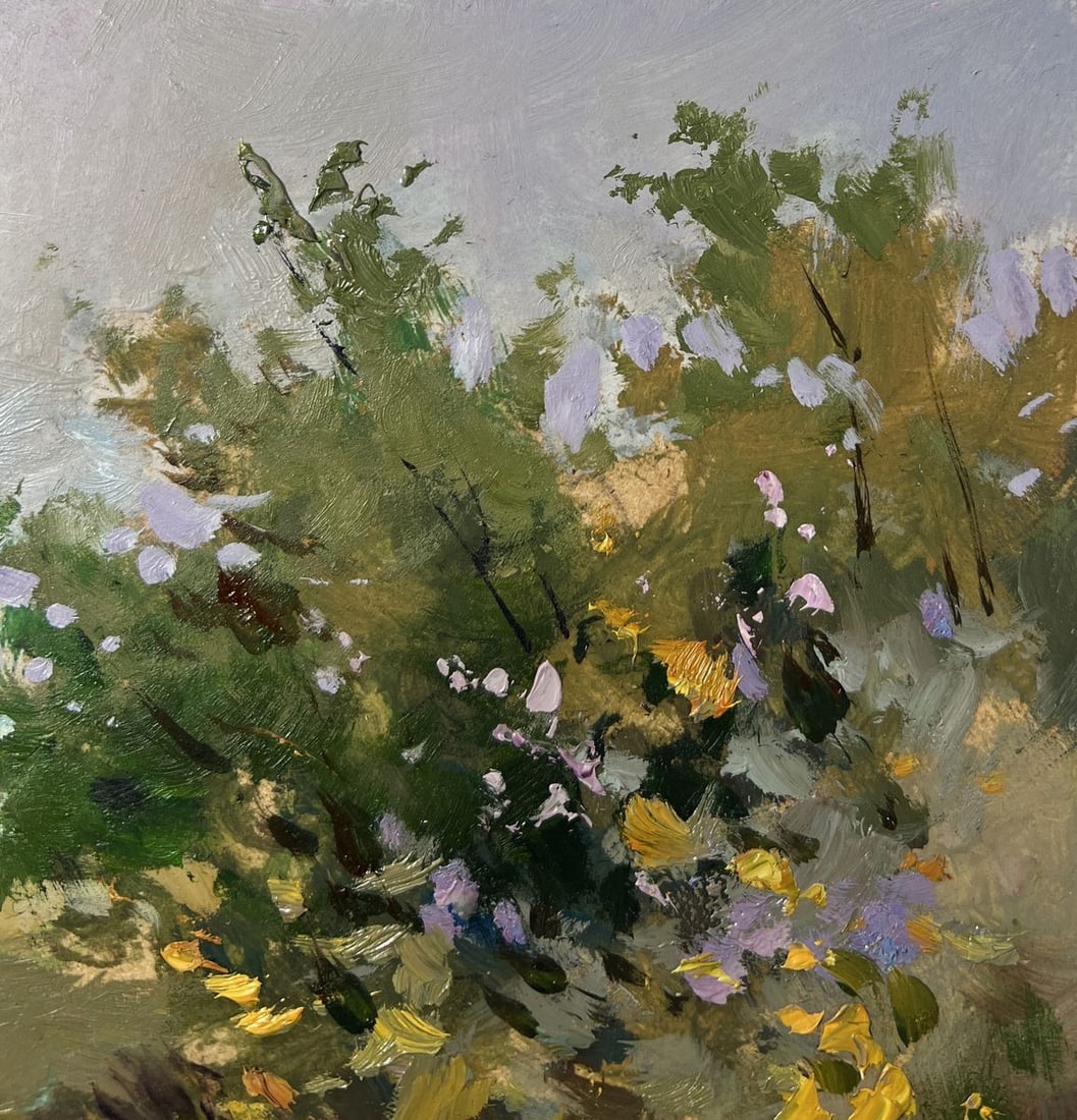Oil painting A path through the silence of the forest Yuriy Suprunchuk - 4