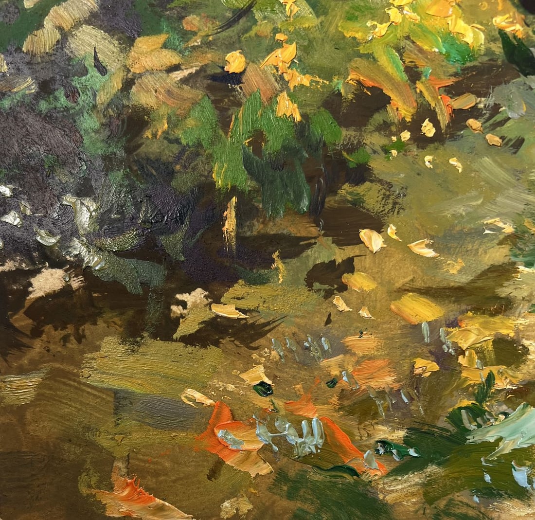 Oil painting A path through the silence of the forest Yuriy Suprunchuk - 7