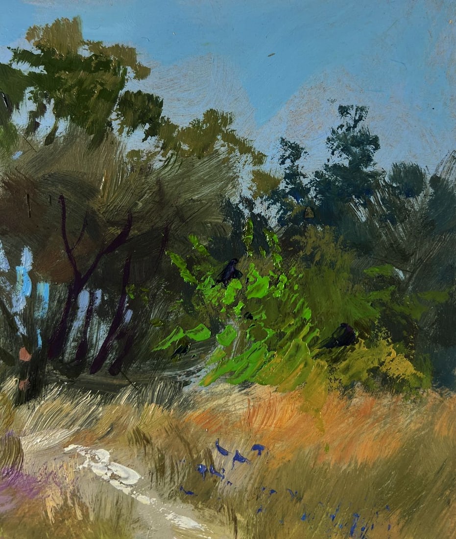 Oil painting Joyful walks through the field Yuriy Suprunchuk - 4