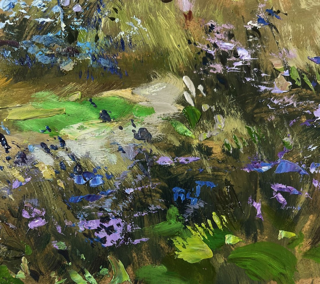 Oil painting Joyful walks through the field Yuriy Suprunchuk - 8