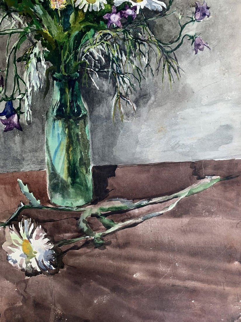 Watercolor painting Bouquet of flowers Palazhchenko Irina - 5