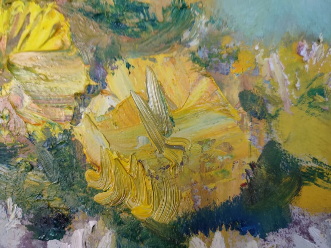 Oil painting Chrysanhemums Mishurovsky V. V. - 6