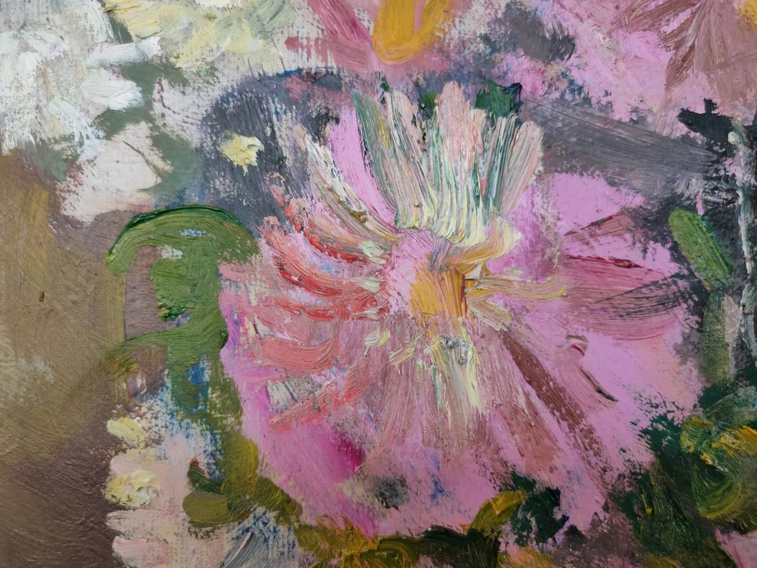Oil painting Chrysanhemums Mishurovsky V. V. - 8