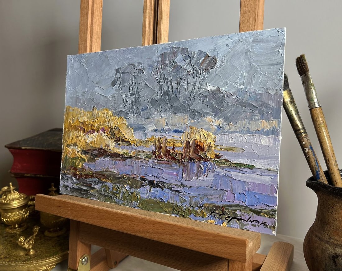Oil painting Morning frosts Boris Serdyuk - 2
