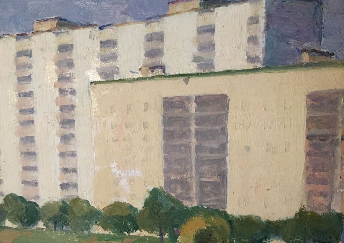Oil painting City river Khrustalenko Nikolay Aleksandrovich - 6