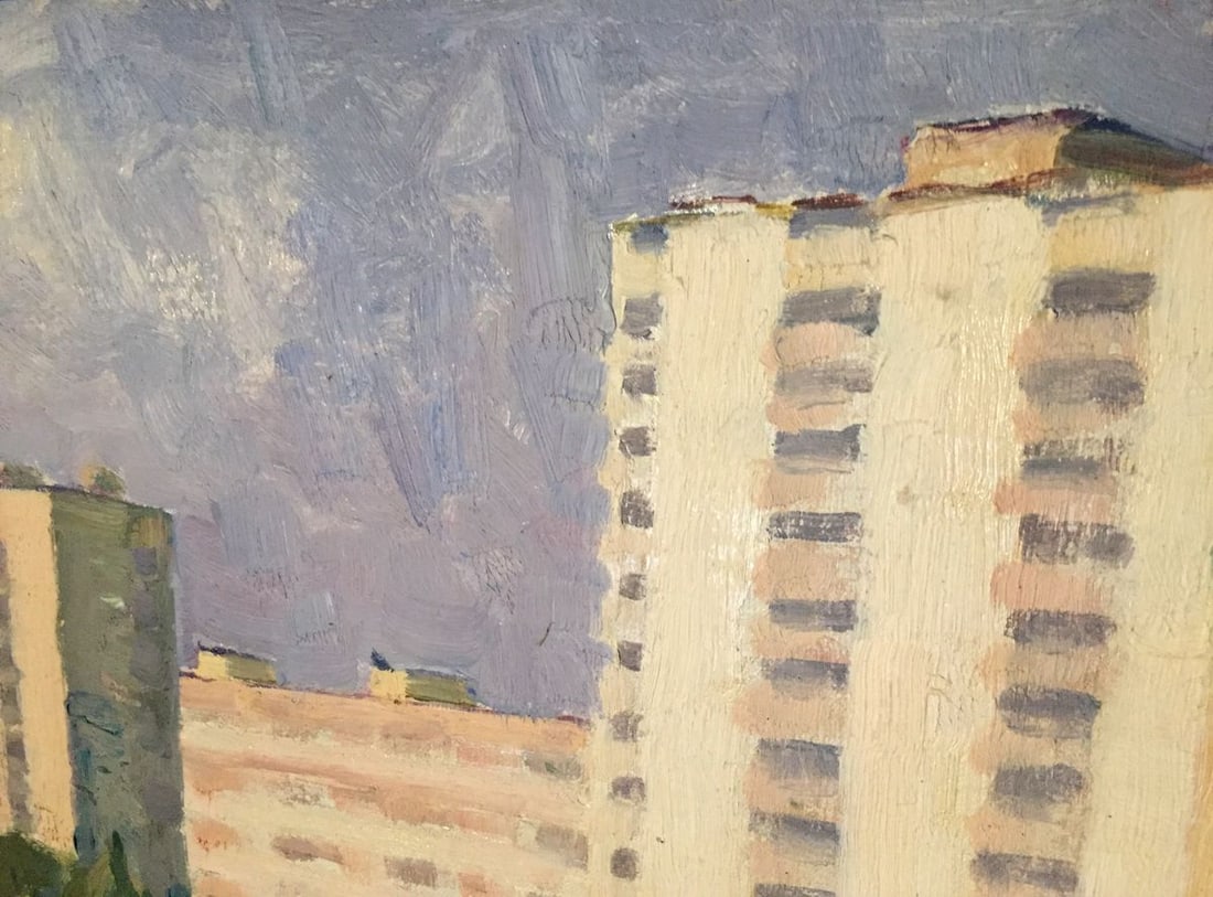 Oil painting City river Khrustalenko Nikolay Aleksandrovich - 7