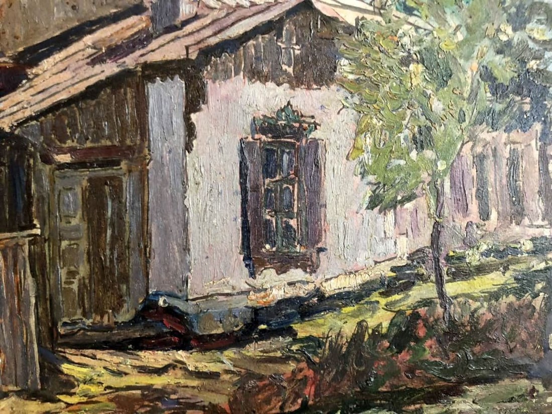 Oil painting Native home Sambour Arkady Geseyonovich - 3