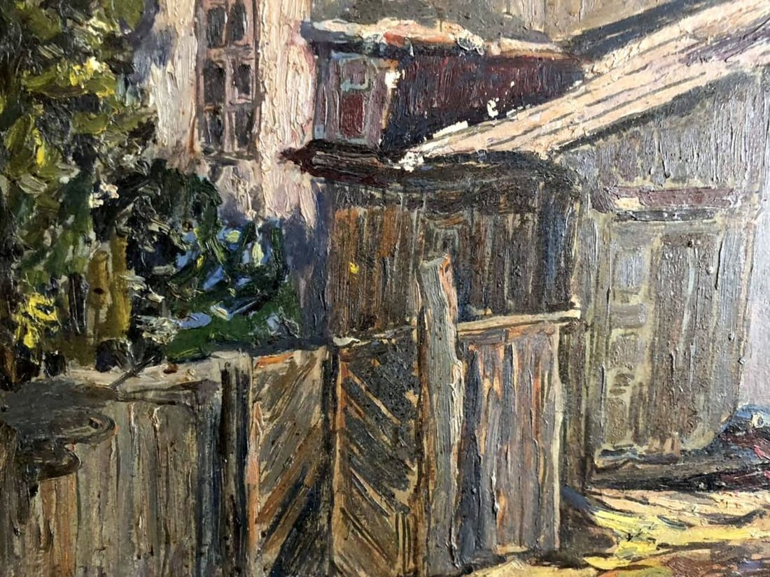 Oil painting Native home Sambour Arkady Geseyonovich - 4