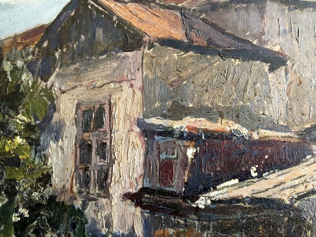 Oil painting Native home Sambour Arkady Geseyonovich - 7