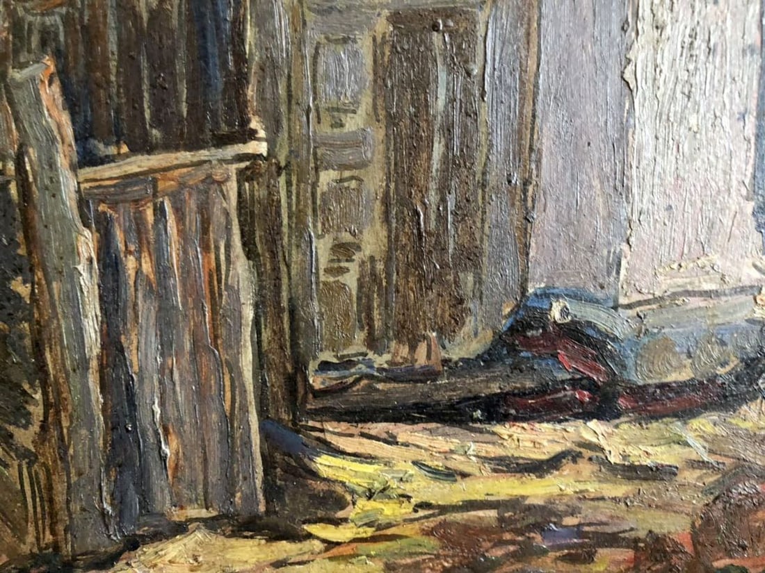 Oil painting Native home Sambour Arkady Geseyonovich - 8