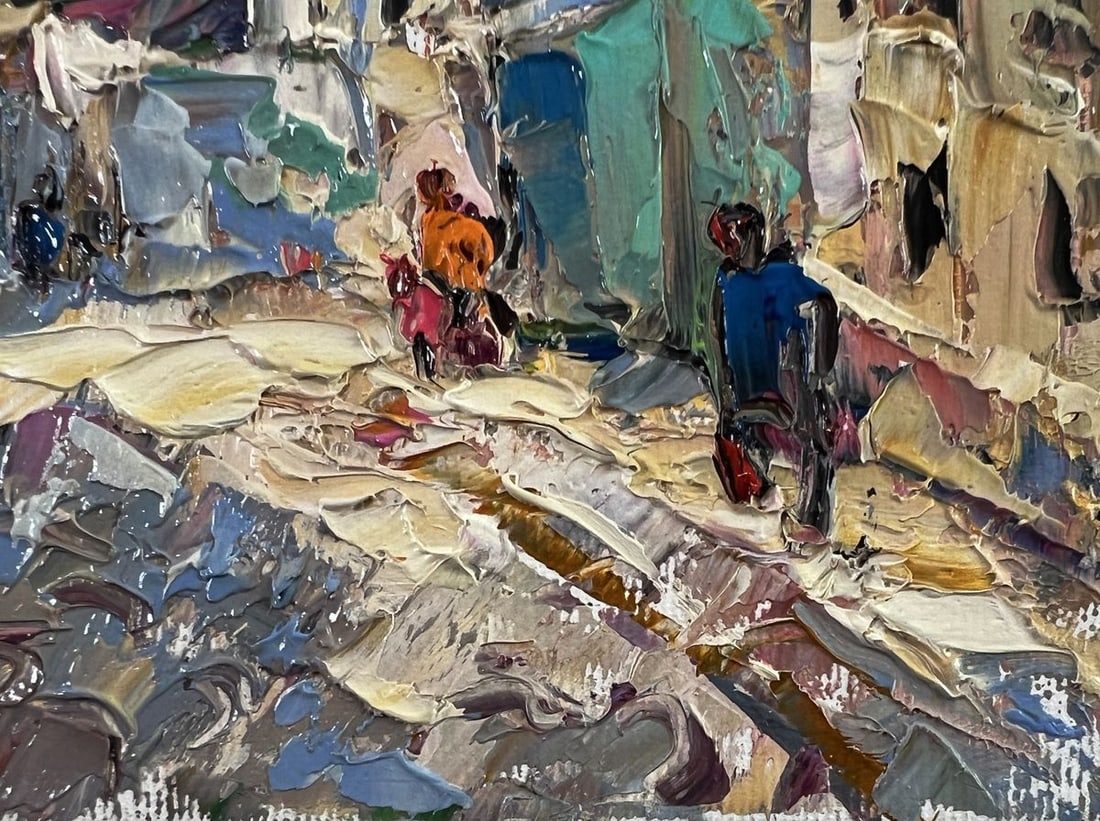 Oil painting Morning city Oleksiy Ivanyuk - 6