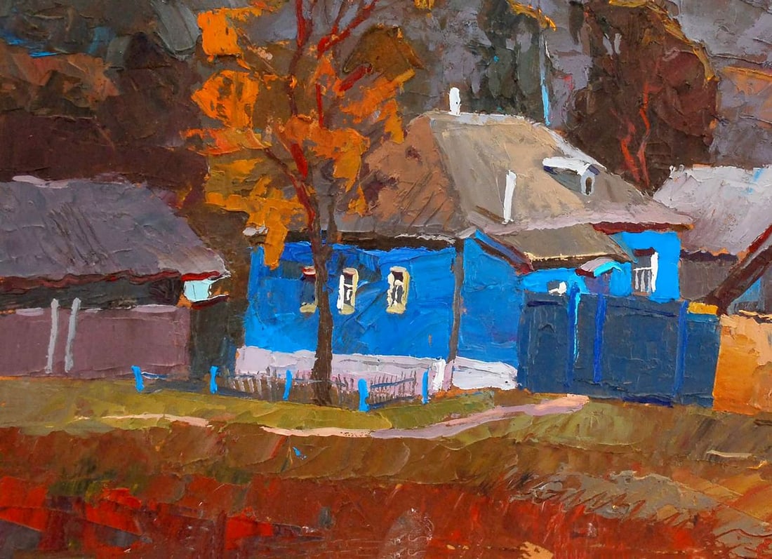 Oil painting The last ray Egor Shvachunov - 4