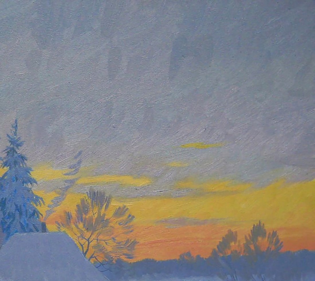 Oil painting Night after the storm Valery Savenets - 5