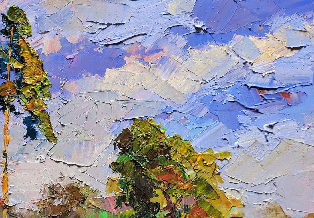 Oil painting The last days of summer Boris Serdyuk - 5