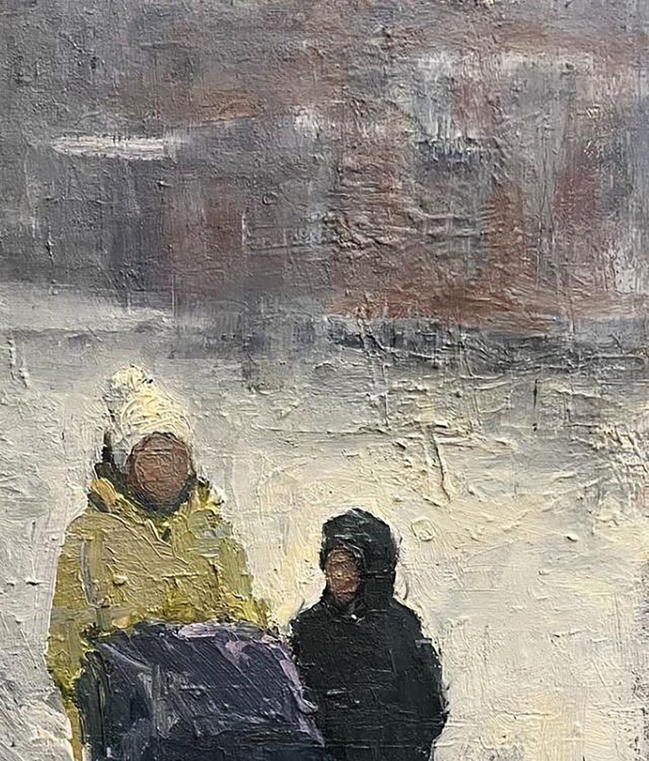 Oil painting Quiet conversation Volodymyr Pashchenko - 5