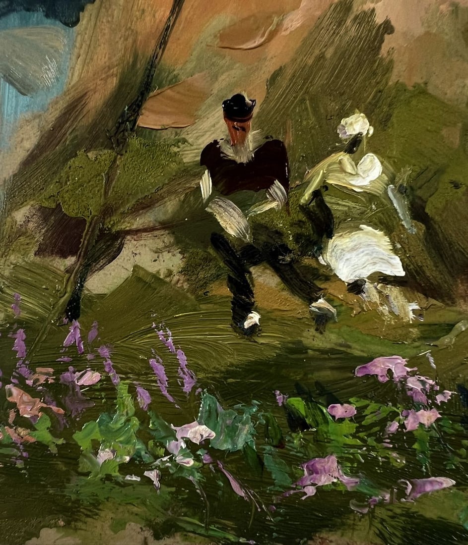 Oil painting The village was covered by a clouds Yuriy Suprunchuk - 7
