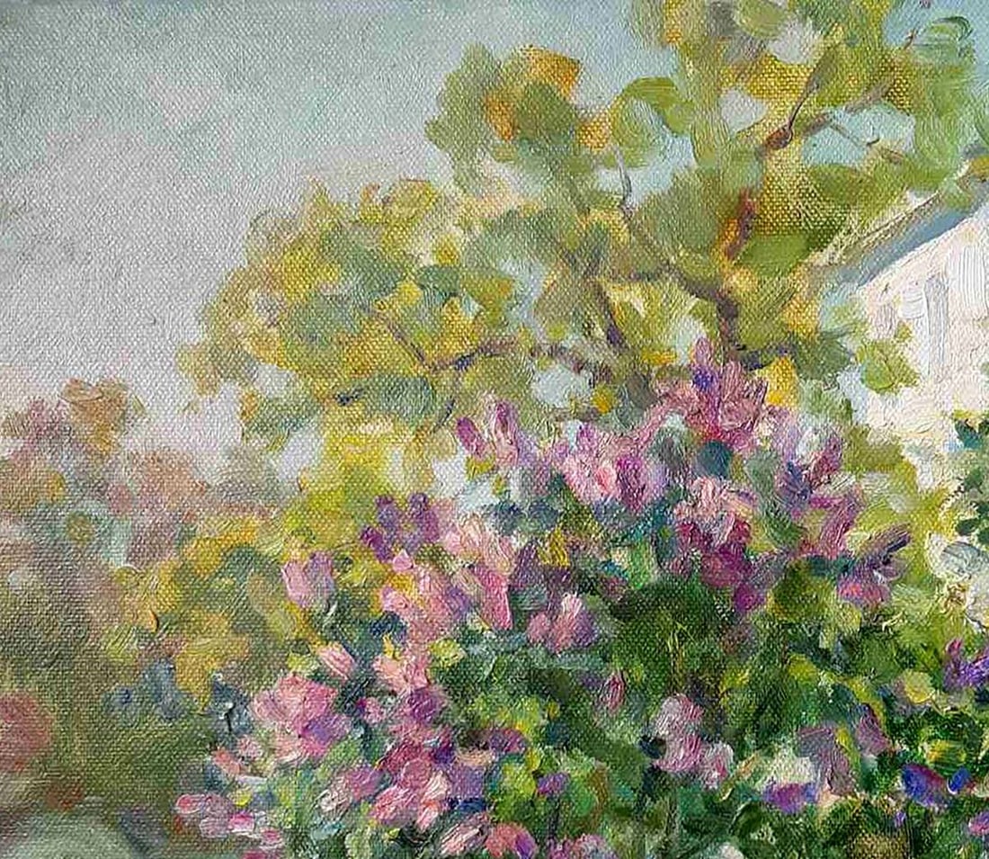 Oil painting Life outside the city Kovalenko Ivan Mikhailovich - 2