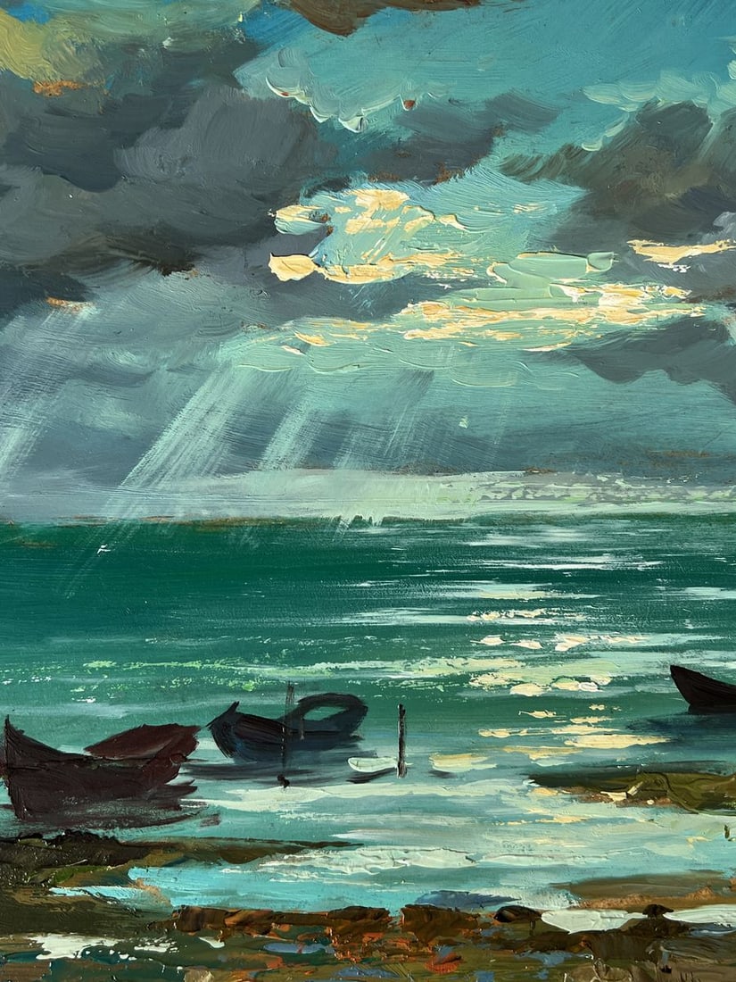 Oil painting Rays Over the Sea Yuriy Suprunchuk - 6