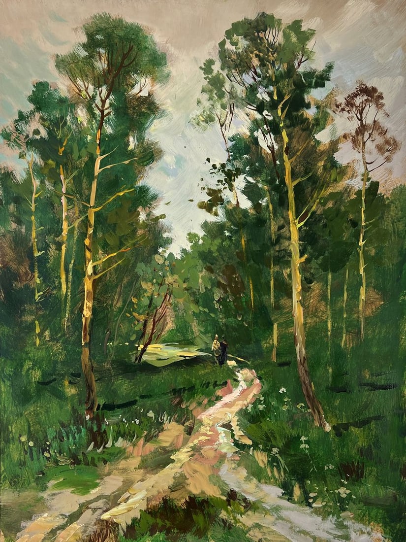 Oil painting Road to the Forest Yuriy Suprunchuk - 3
