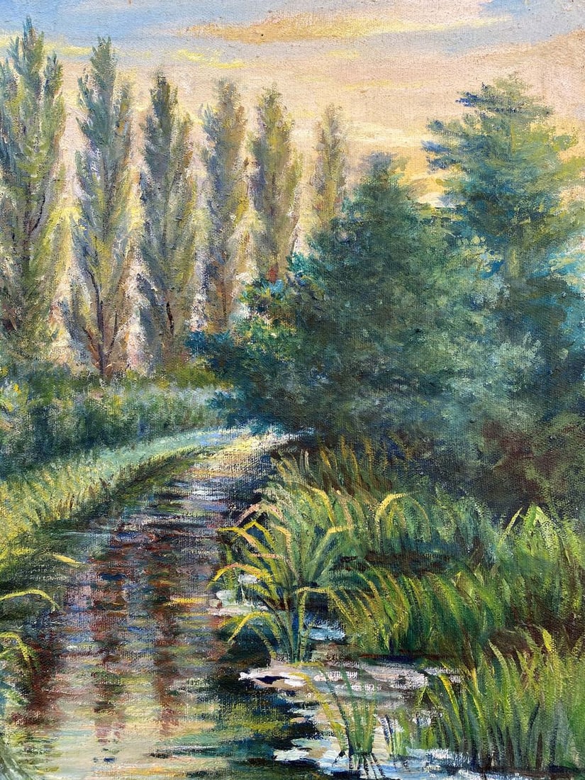Oil painting Natural landscape Unknown artist - 4