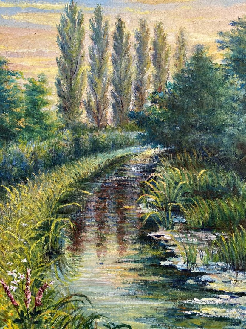 Oil painting Natural landscape Unknown artist - 6