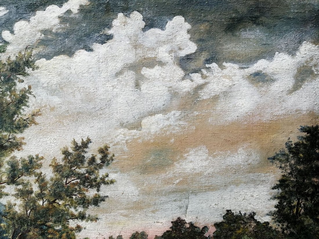 Oil painting Fishing Unknown artist - 5