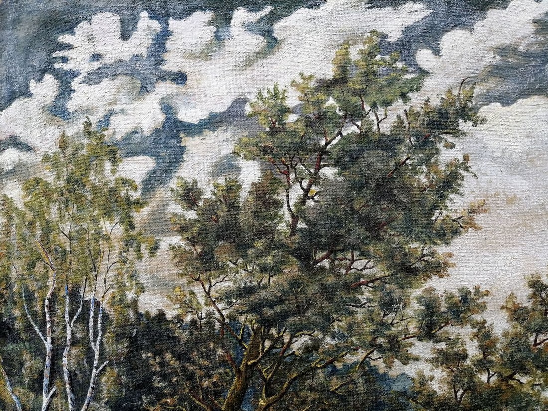 Oil painting Fishing Unknown artist - 6