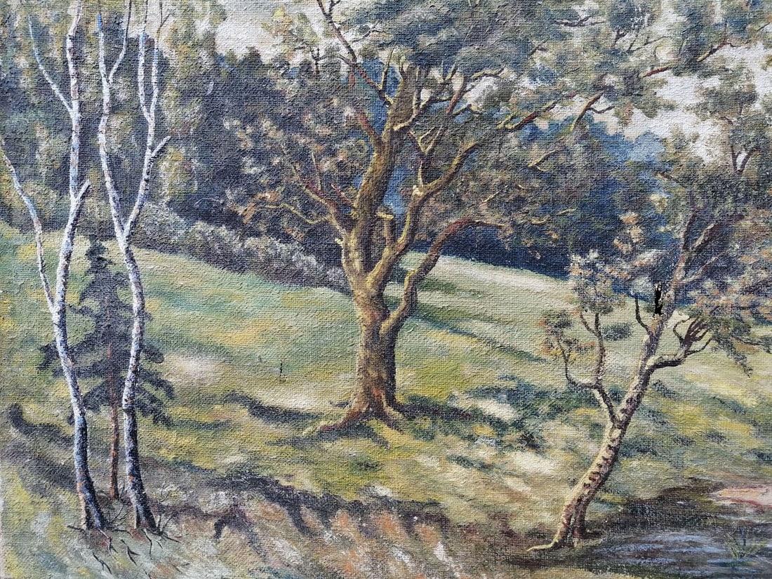Oil painting Fishing Unknown artist - 7