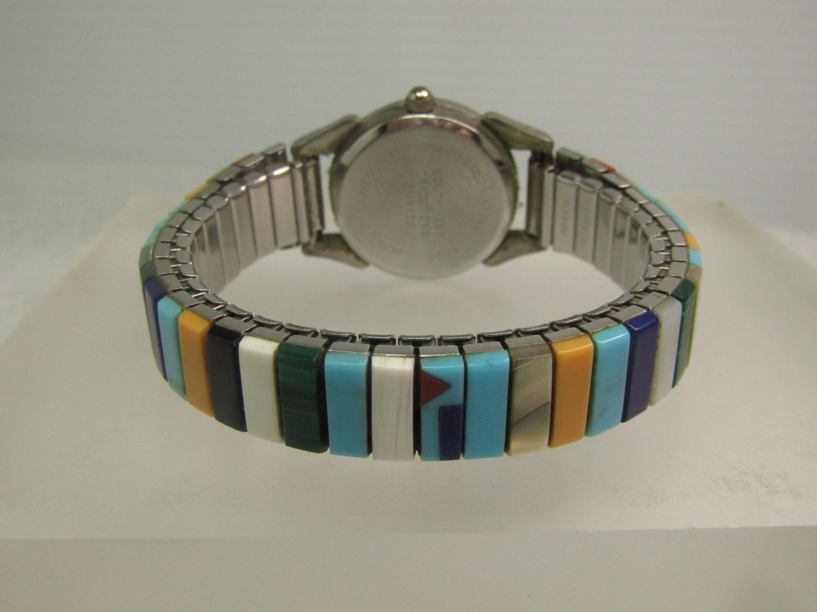 Vintage Southwest Traditions Faux Turquoise Watch Band/Liberty Watch, 1980's-1990's - 5