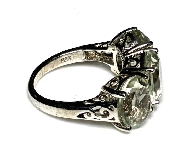 Estate Sterling Silver D'Joy Filigree Statement Ring - 3