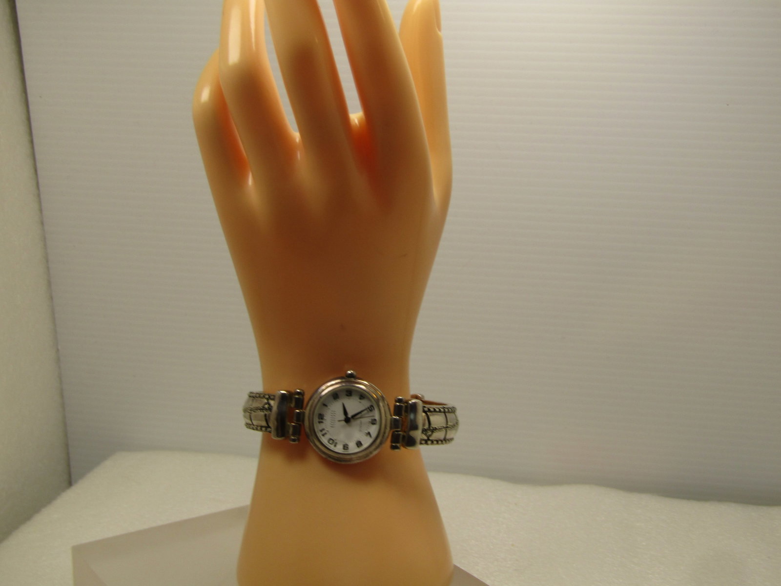 Sterling Silver Ecclissi ladies' Bracelet Watch, 6.75", 1990's, Runs - 7