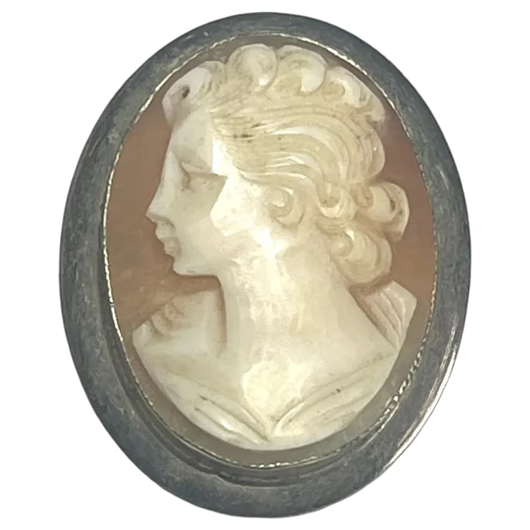 Vintage AMCO 14k GF Cameo Brooch/ Pendant (1 of 8)