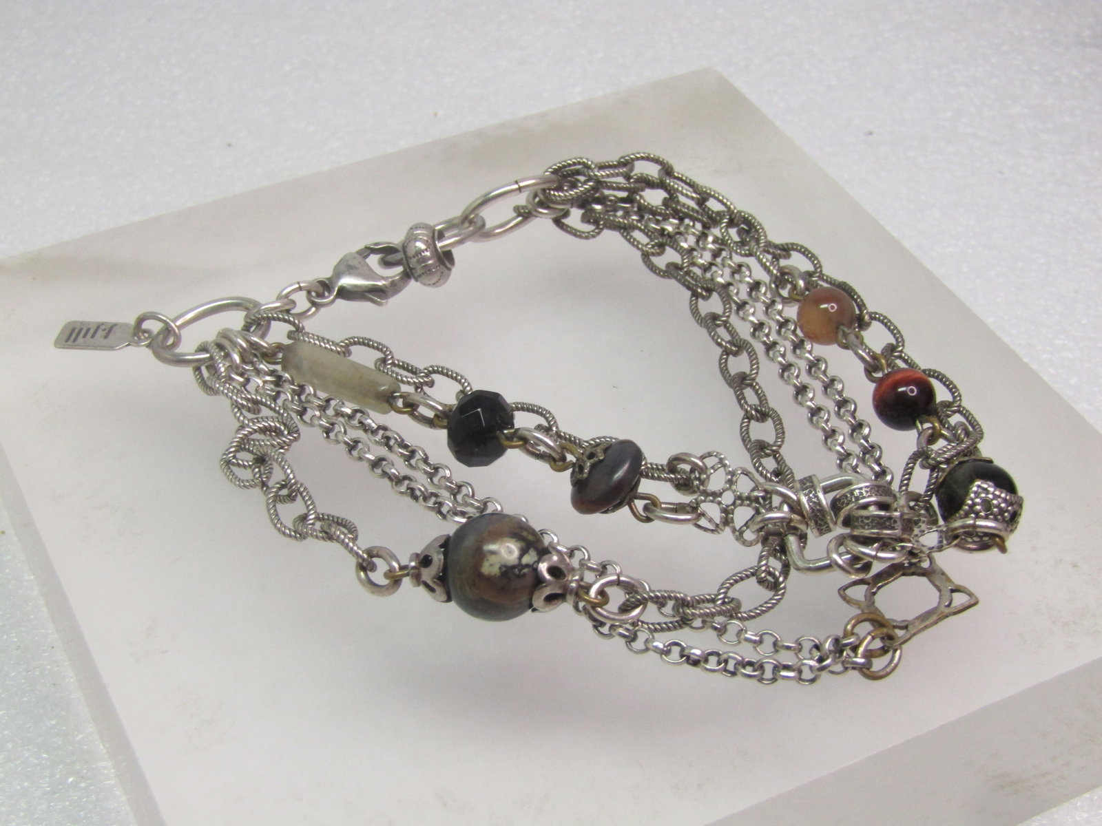 Multi-Strand Bracelet, With Beads, Signed J. Jill, 1990's - 3