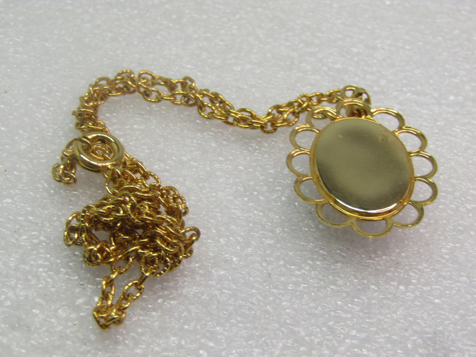 Vintage Faux Opal Shimmery Necklace, 18", 1970's - 5