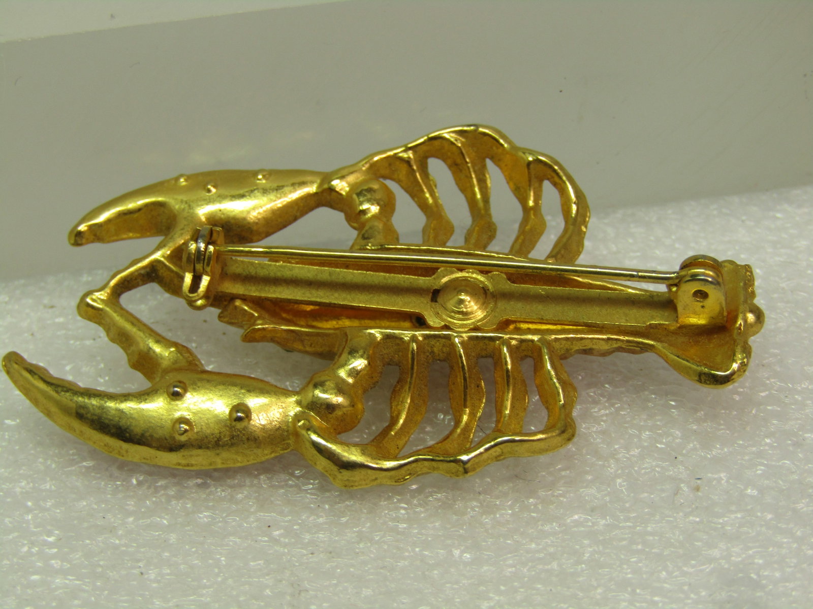 Vintage Red Enameled Lobster Brooch, 1950's - 5