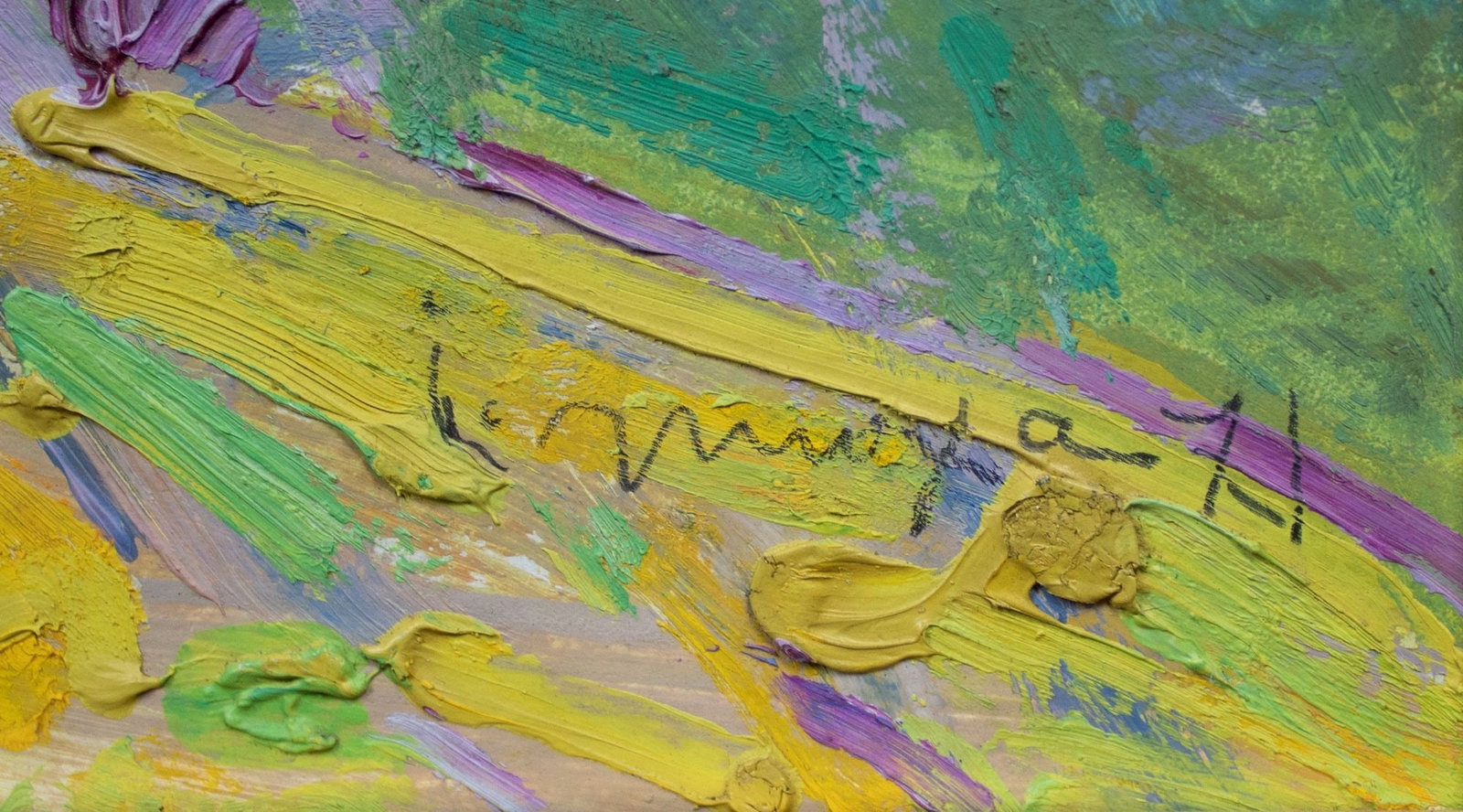 Tyukha Ivan (Ukrainian artist), "On the Hooks island", oil on cardboard - 2