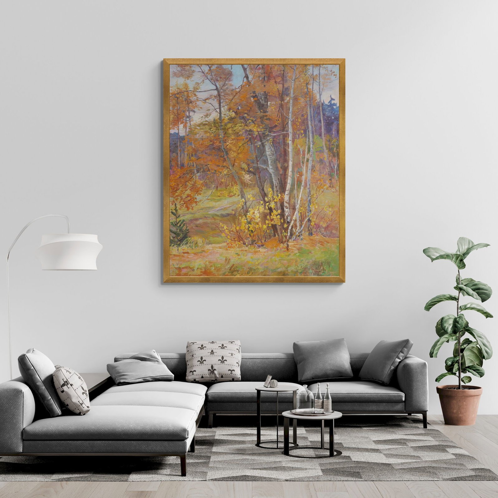 Minskiy Grigory (Ukrainian artist), "Autumn", oil on canvas - 4