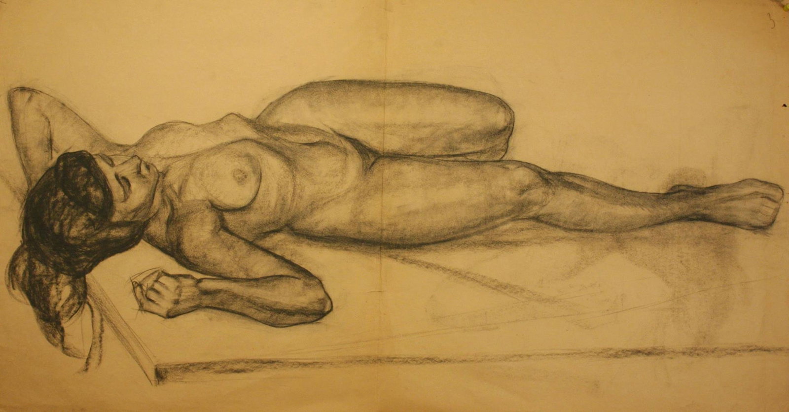 Mynka Olexandr (Ukrainian artist), "Figure", pencil on paper (1 of 1)