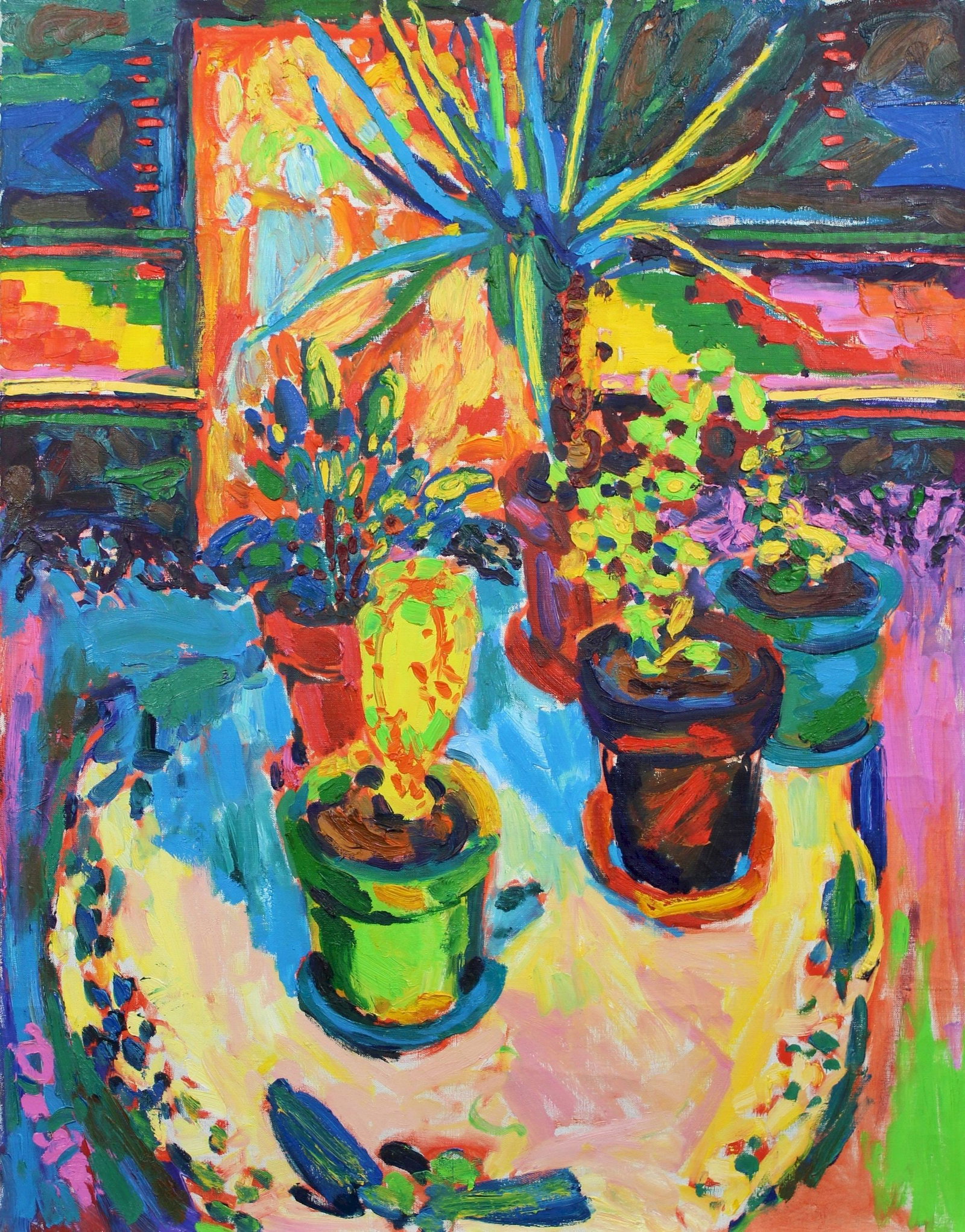 Deyak Mykhaylo (Ukrainian artist), "Flowers", oil on canvas: Title: Deyak Mykhaylo (Ukrainian artist), "Flowers", oil on canvas Description: ARTIST: Deyak Mykhaylo Mykhaylovich, Ukrainian artist TITLE: "Flowers" SIZE: 95 x 75 cm, (37 2/4 x 29 2/4 in.) MEDIUM: o