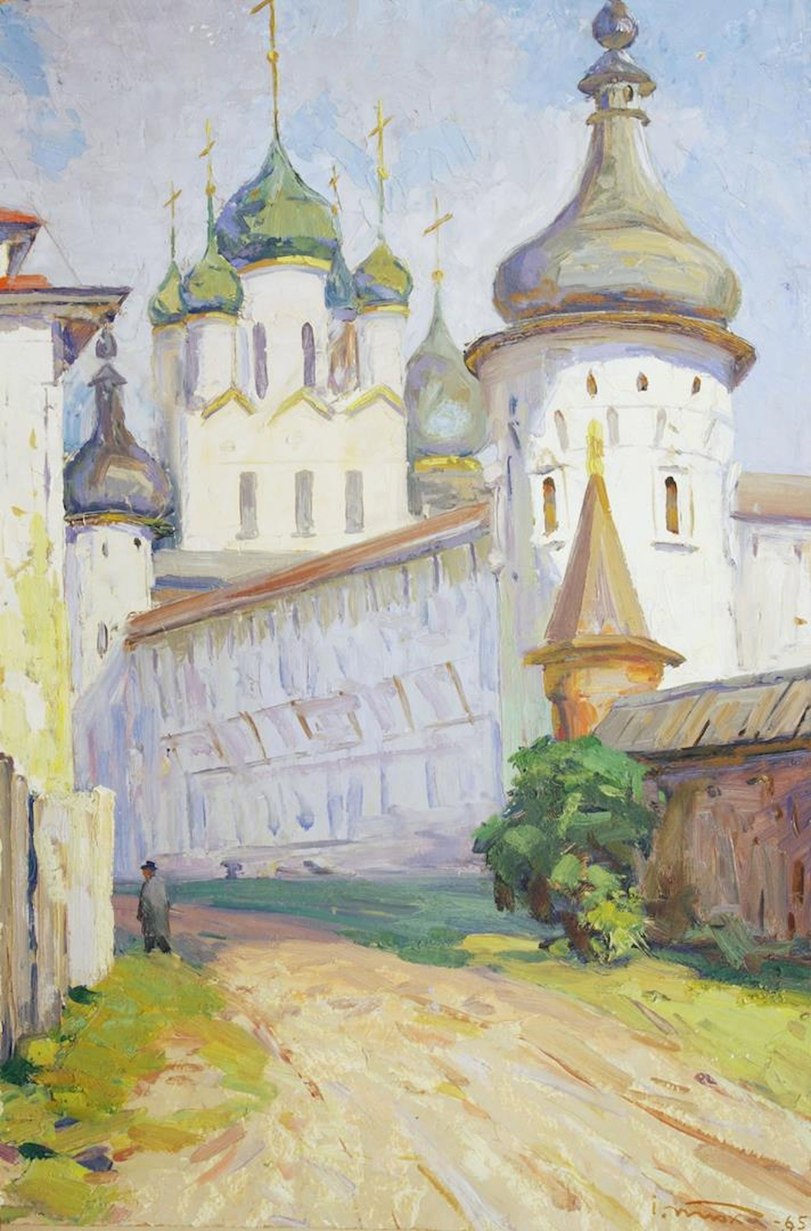 Tyukha Ivan (Ukrainian artist), "Russian oldies", oil on cardboard (1 of 4)