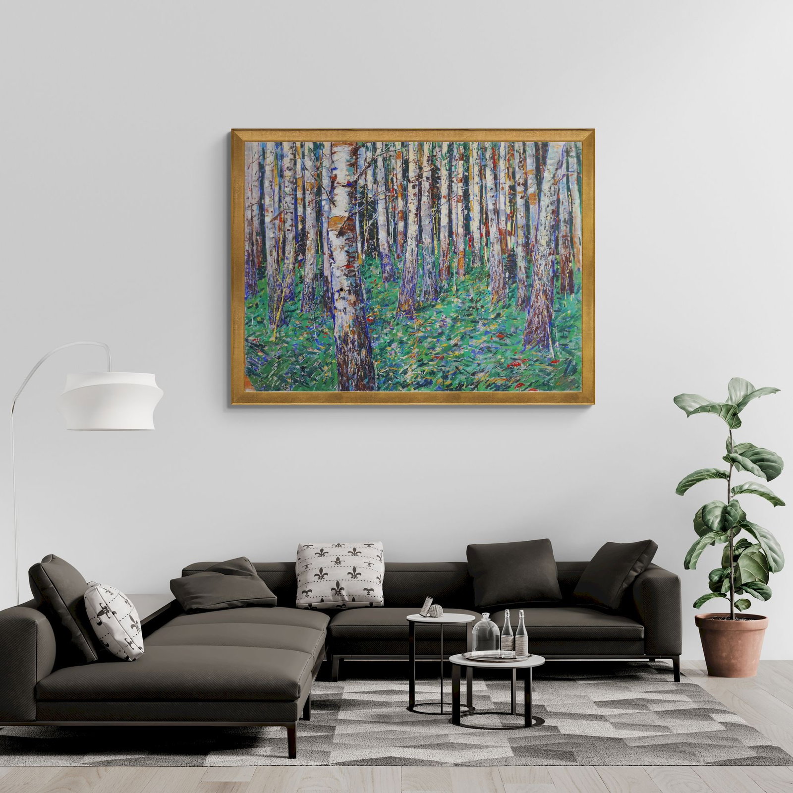 Tyagunov Volodymyr (Ukrainian artist), "Birches", oil on canvas - 4