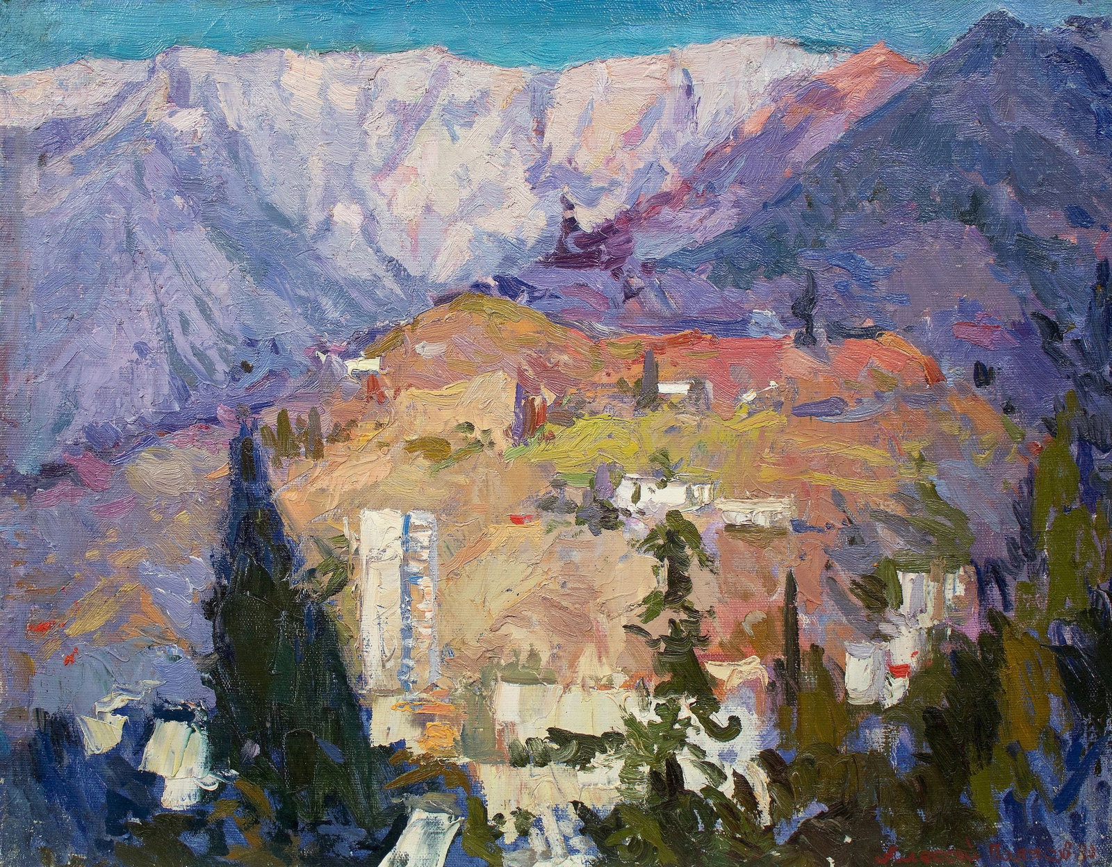 Polyakov Olexiy (Ukrainian artist), "Crimea", oil on canvas (1 of 4)