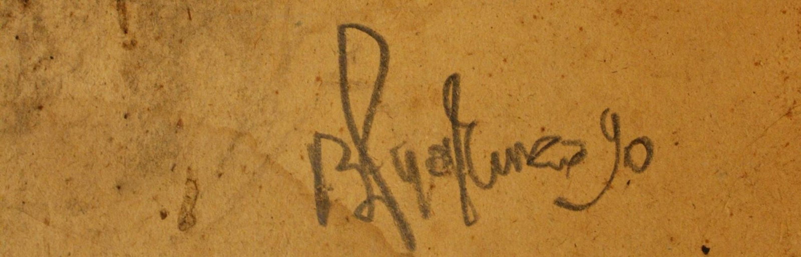 Rudenko Volodymyr (Ukrainian artist), "Actress in folk costume", mixed technique on cardboard - 2
