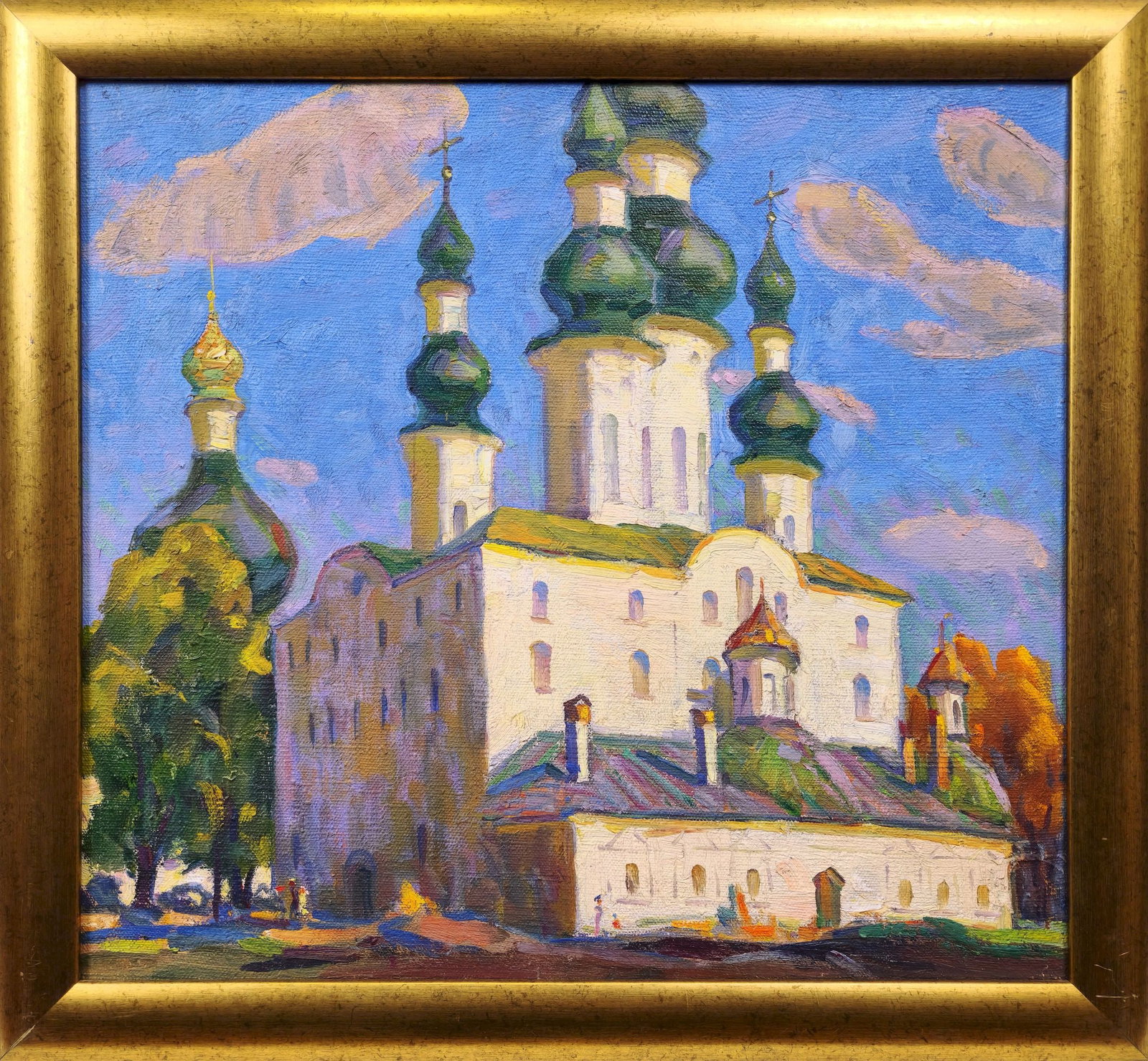 Tyukha Ivan (Ukrainian artist), "Cathedral", oil on canvas (1 of 4)