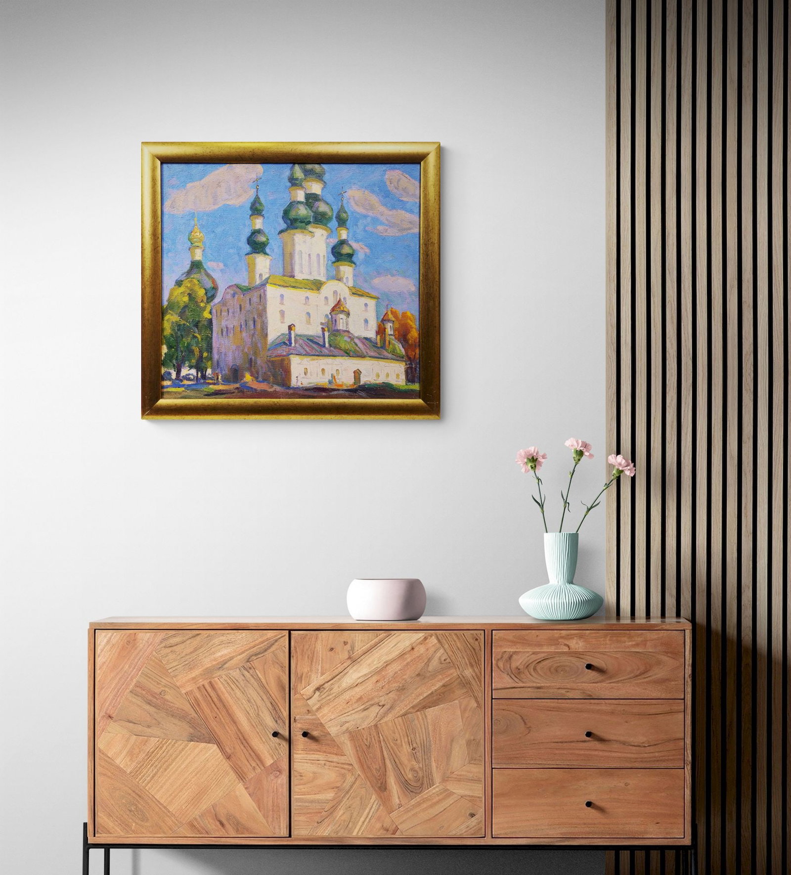 Tyukha Ivan (Ukrainian artist), "Cathedral", oil on canvas - 4