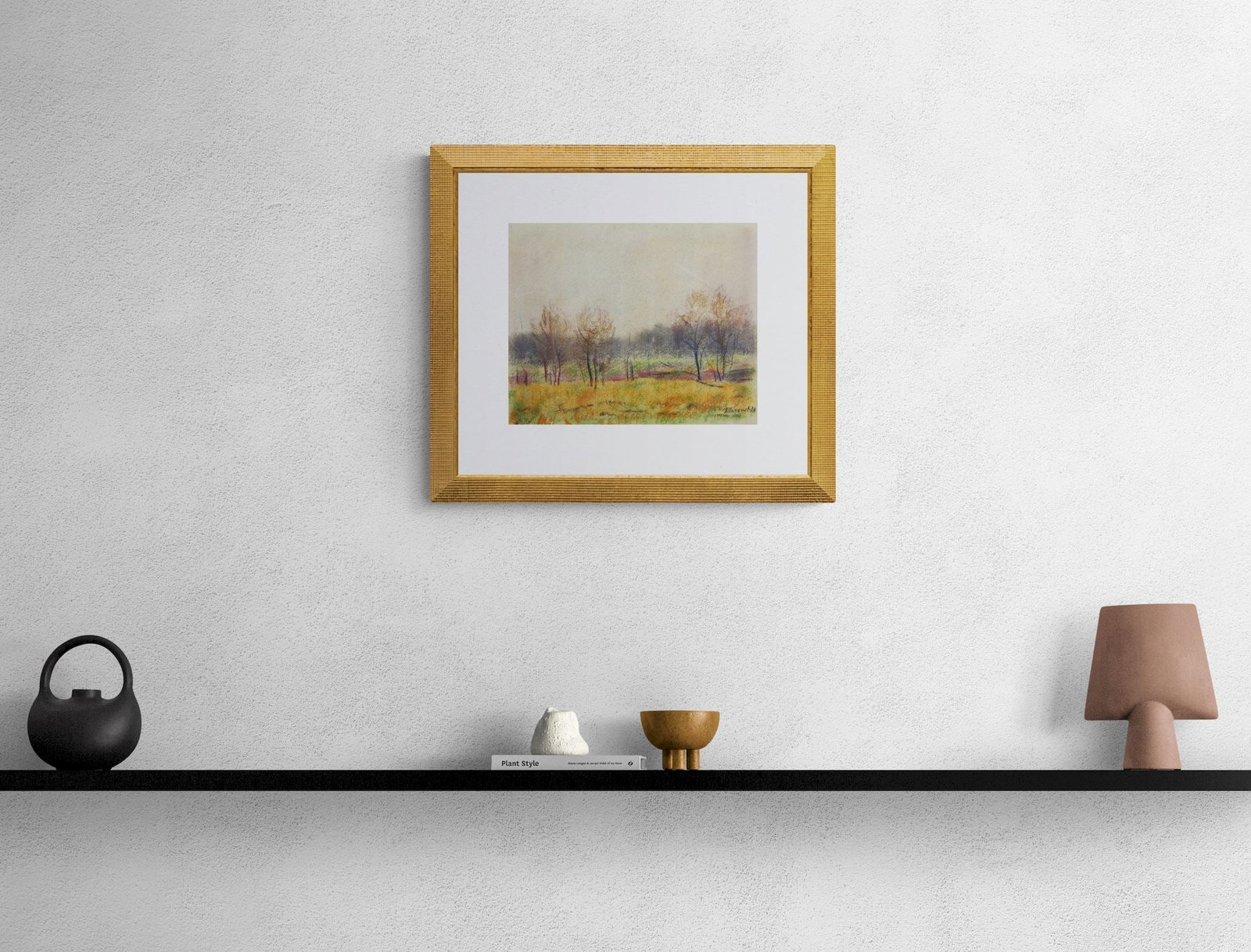 Artamonov Olexiy (Ukrainian artist), "Autumn landscape", mixed technique on paper - 3