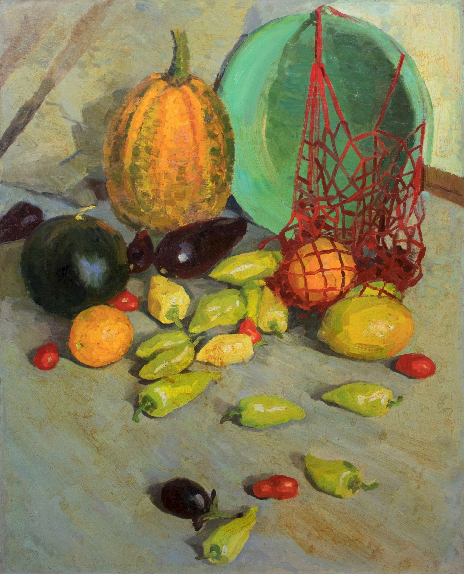 Unidentified (Ukrainian artist), "Still life", oil on canvas (1 of 4)